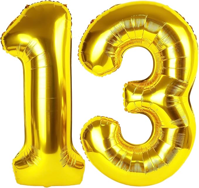 Gold 13 Balloon by IWERP