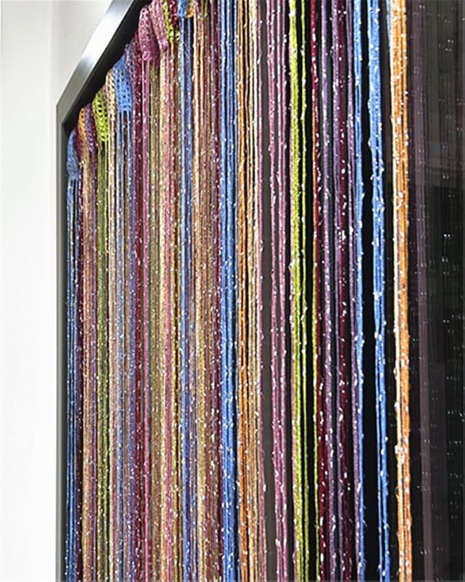 ave split Decorative Door String Curtain Wall Panel Fringe Window Room Divider - Image 3