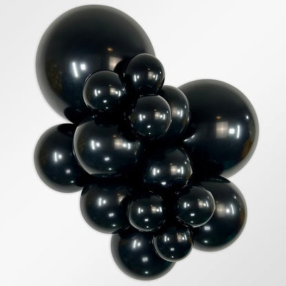 Sempertex Round Fashion Black Balloons, 11 Inch, Graduation, Baby Shower - Image 2