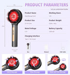 Electric Scalp Massager, 3-in-1 Hair Oil Applicator & Cordless Electric Head Massager, IPX7 Waterproof, Portable Scalp Brush for Home & Travel, Grey
