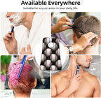 Beard Bib with 3 Suction Cups, Non-Stick Waterproof Hair Catcher Apron, Men's Shaving Essential for Grooming, Cool Baseball Shave Bib