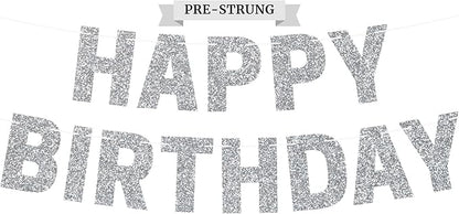 Pre-Strung Happy Birthday Banner by PerfectOccasion