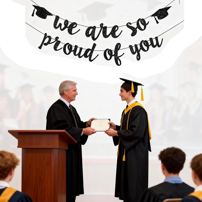 Black We are So Proud of You Banner - Image 4