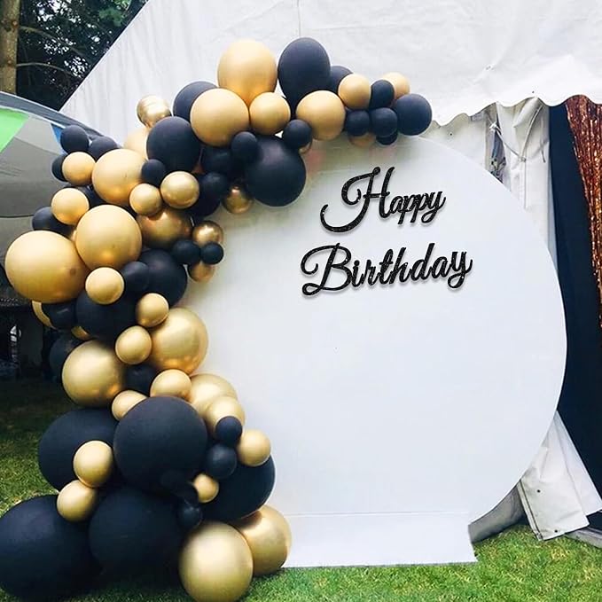TONIFUL Happy Birthday Sign for Backdrop - Image 4
