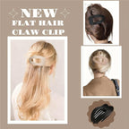 Women Flat Hair Claw Clips,Duckbill Shaped Hair Clips, Large Matte Non-Slip Hair Clips 8-Pack,Suitable for Thick Hair, Women Hair Accessories,Hair Styling Accessories