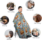Professional Anti Static Hair Cutting Cape with Elastic Buckle, Waterproof Salon Cape for Coloring/Perming/Styling