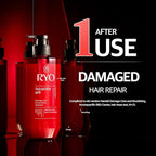 RYO Damage Care & Nourishing Shampoo with Korean Ginseng & Caffeine - Repair and Moisturizing, Anti Loss Care, Strengthening hair roots, 16 Fl Oz.