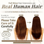 Full Shine Clip in Hair Extensions Human Hair Blonde Clip in Real Human Hair Extensions Honey Blonde Highlighted Platinum Blonde 120 G 16 Inch