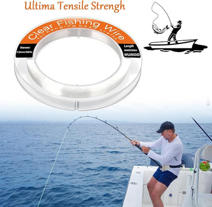 Fishing Line Wire Monofilament Clear Nylon String - Image 3