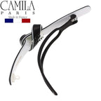Camila Paris CP2812 French Hair Barrette Clip for Girls, Handmade, Metal-Free Closure Strong Hold Grip Hair Clips for Women, No Slip Durable Styling Girls Hair Accessories, Made in France
