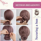 Set of 350 premium U-shaped hair pins, measuring 6cm/2.4 inches, perfect for women, girls, and hairdressers. with a clear storage box and is suitable for all hair types(Black) (350 Pins)