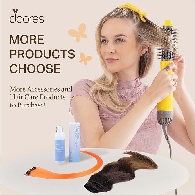 DOORES Seamless Clip in Hair Extensions, Mocha Brown 22 Inch 7pcs 150g, Hair Extensions Human Hair Remy Human Hair Extensions Long Straight Thick Hair Thin Weft Invisi Edge Hair Extensions