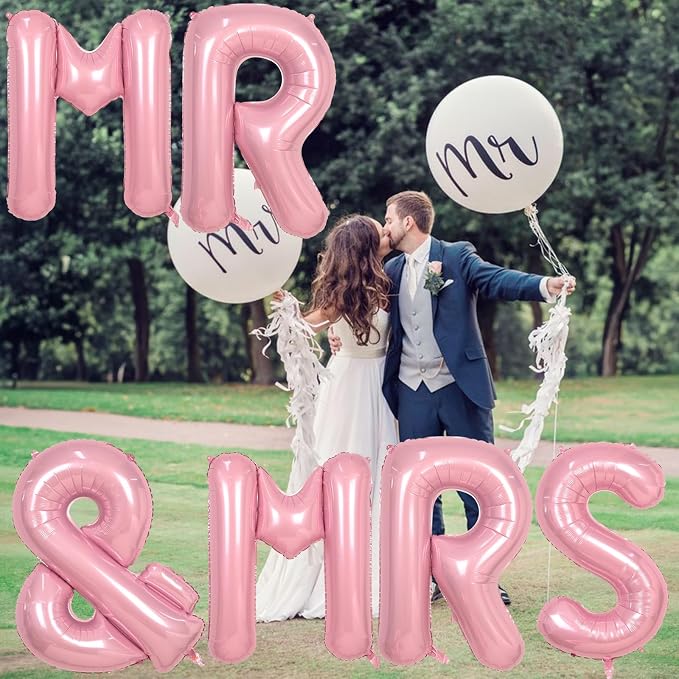 40 Inch Pastel Pink Letter Balloons, Baby Pink Giant Custom Foil Alphabet - Image 4