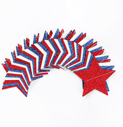 Fourth-4th of July Memorial-Day Party-Decorations - 62ft Patriotic Red-Blue - Image 3