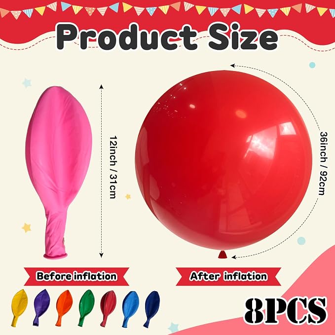 Colorful Balloons 36 Inch - Image 2