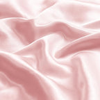 BEDELITE Satin Pillowcase with Zipper, Pink King Size Pillow Cases Set of 2, Super Soft and Cooling Similar to Silk Pillow Cases, Gift for Women Men(20x36 Inches)