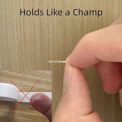Clear Glue Dots Removable Sticky Tack, Waterproof Poster Putty Double Sided Dots - Image 3
