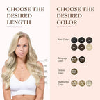 GOO GOO Clip in Hair Extensions Real Human Hair, Remy Human Hair Extensions Clip ins for Women, Natural Human Hair, 20inch 110g 7Pcs, 17A/60A Ash Blonde Highlighted Platinum Blonde
