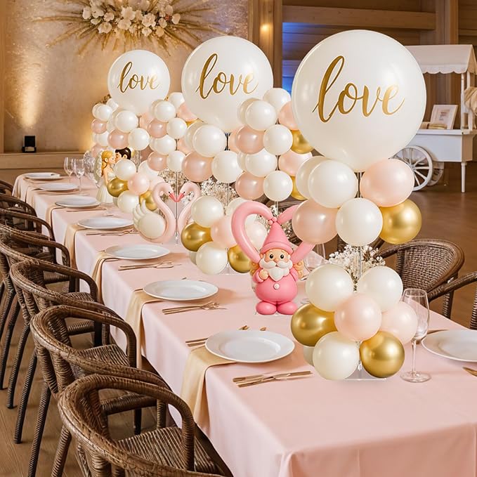 10 PCS Acrylic Balloon Stands for Table Centerpieces 15.75/31.5" Height | - Image 4