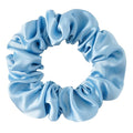 Mulberry Silk Hair Scrunchie, 100% Silk, No Damage for Frizz Prevention, Sleep Scrunchie, Hair Accessories for Women (Light Blue)-1pcs