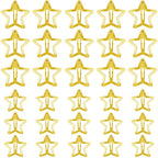 Star Hair Clips 2000s Y2K Snap Hair Barrettes Non Slip Star Hair Accessories Gold Metal Hair Clips for Girls Women -30 PCS 1.18", 1.57"
