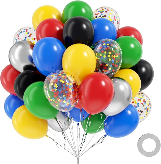 60pcs Colorful Balloons 12inch by Unknown