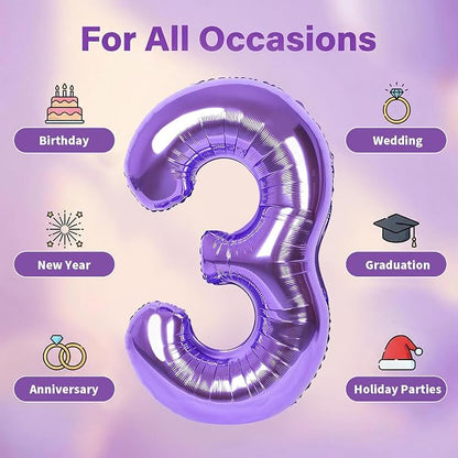 Number Balloons for Birthday Decorations - Image 5