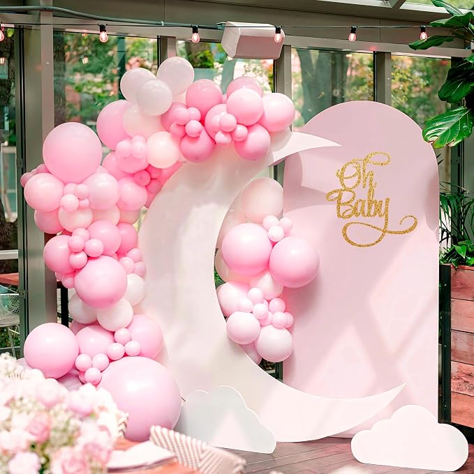 110pcs Pastel Pink Balloons 12 Inch Light Pink Balloon - Image 6