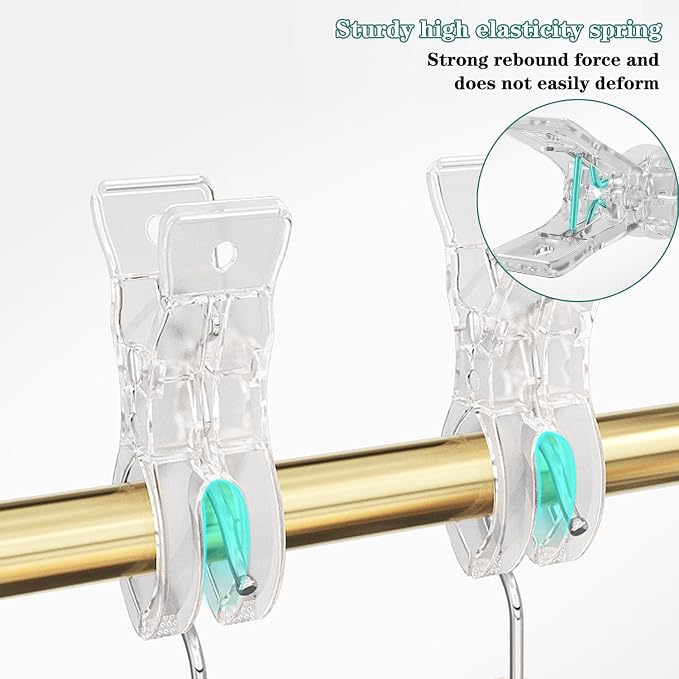 10 Pack Plastic Transparent Balloon Arch Clips - Image 4