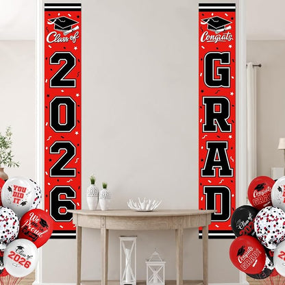 2026 Graduation Decorations, Congrats Grad Banner Backdrop - Image 4