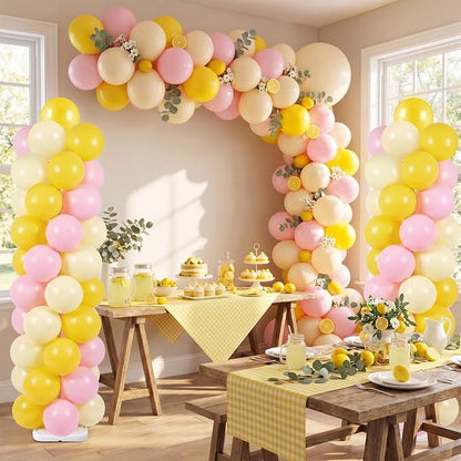 Skylety Lemon Balloon Column Stand Kit, 2 Sets 6.5 Ft Adjustable Balloon Tower - Image 7