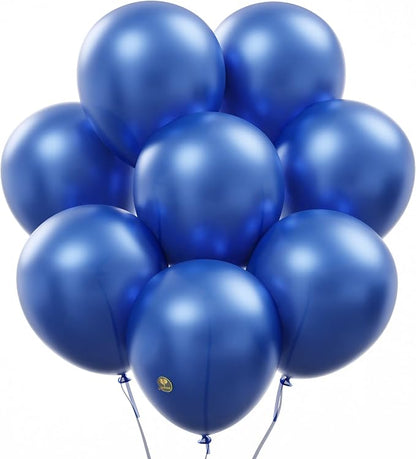 AFTERLOON® Biodegradable Natural Rubber Latex Balloons 50 pcs Pearlized Blue 10 by AFTERLOON%C2%AE