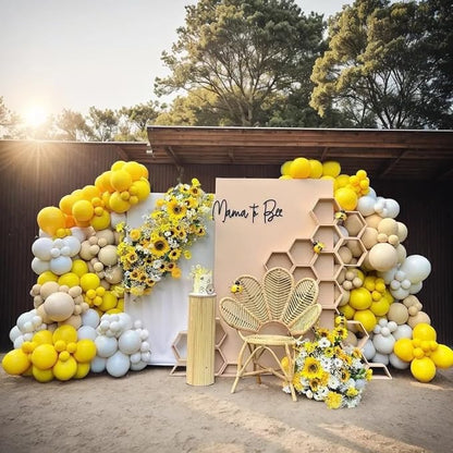Mustard Yellow Balloon Garland Kit - Image 5