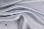 19 Momme Premium Mulberry Silk Pillowcase for Hair and Skin | Handcrafted Hypoallergenic & Anti-Acne 100% Silk Pillow Cases with Zipper | Queen - 20" x 30", Silver Lining
