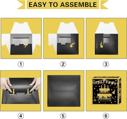 Gold 70th birthday decorations Kit - Image 5