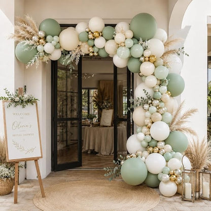 Sage Green Balloon Garland Kit - Image 4