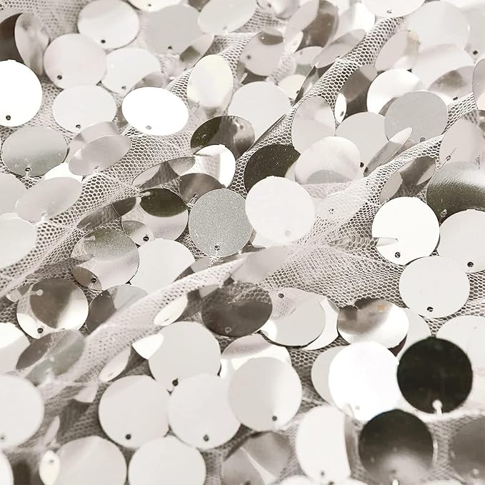 HH 9x8FT Big Shimmer Sequin Fabric Curtains, Photography Backdrop Panels - Image 3