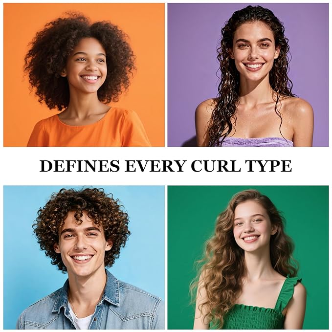 Curl Defining Brush for Thick Coily Hair, Firm-Bristle TPEE Detangling Brush for Coarse 4A–4C Curls, Dual-Sided Wide & Narrow Tooth Brush for Wet & Dry Curl Shaping– Women & Men (Aqua Mint)