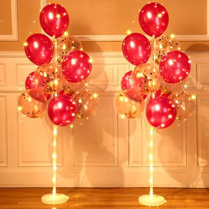 2 Set Floor Balloon Column Stand Kit by Sosation