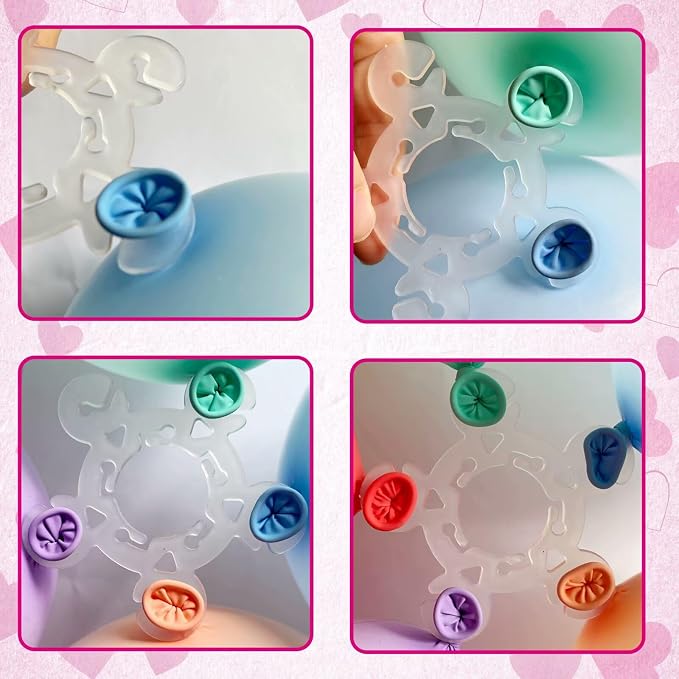 80 Balloon Clips and 100 Dots Glue Points and a Tie, - Image 4