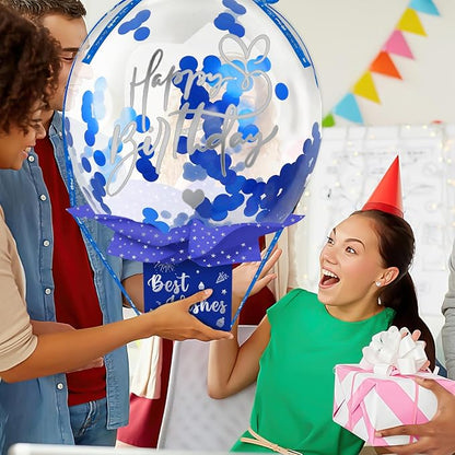 UQM Birthday Money Box for Cash Gift Pull, Funny Pull Money Balloon Box | Happy - Image 4