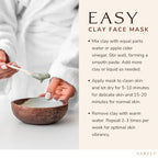 YARELI Bentonite Clay Powder Facial Mask & Cleansing Bath, Pure Indian Healing Clay, 2lb (32oz)