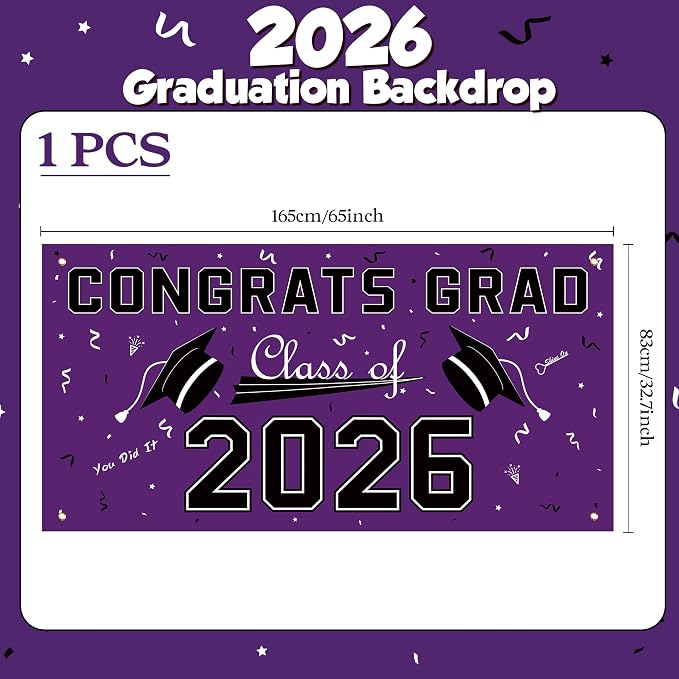 2026 2027 Graduation Decorations - Image 2