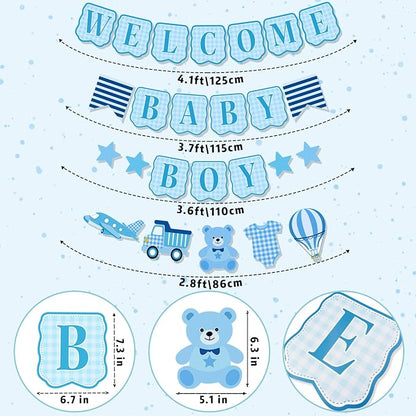 Baby Boy Baby Shower Banner - Image 7