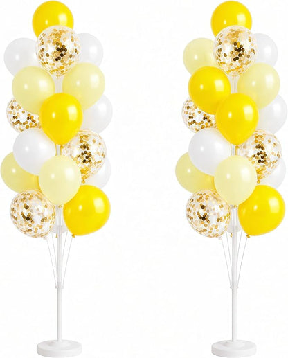 Hiins Pastel Yellow Balloons Tree Kit by HiinsPartyDecoration