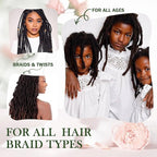 6.8 fl oz Braid Spray Rose Mint for Dreads, Dreadlocks, Locks Spray Rose Water for Itchy Scalp, Shine & Lightweight for Dull Hair Twists, Cornrows, Box Braids Moisturizer