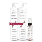 I Belli Capelli Ravenna Daily Care Kit - Aloe Vera Shampoo & Conditioner + Repair Oil – Sulfate & Paraben-Free, Deep Moisture, Breakage Reduction & Repairs Split Endsfor Dry, Damaged & All Hair Types