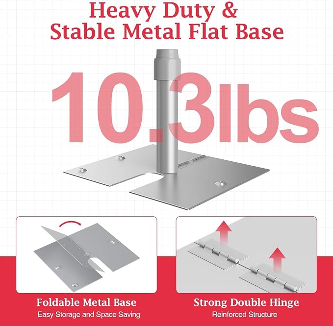 EMART 10x10ft Heavy Duty Backdrop Stand Frame - Image 2