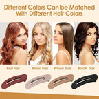 Small Flat Hair Clips for Women Lay Down Clips for Thin Hair Accessories 8pack