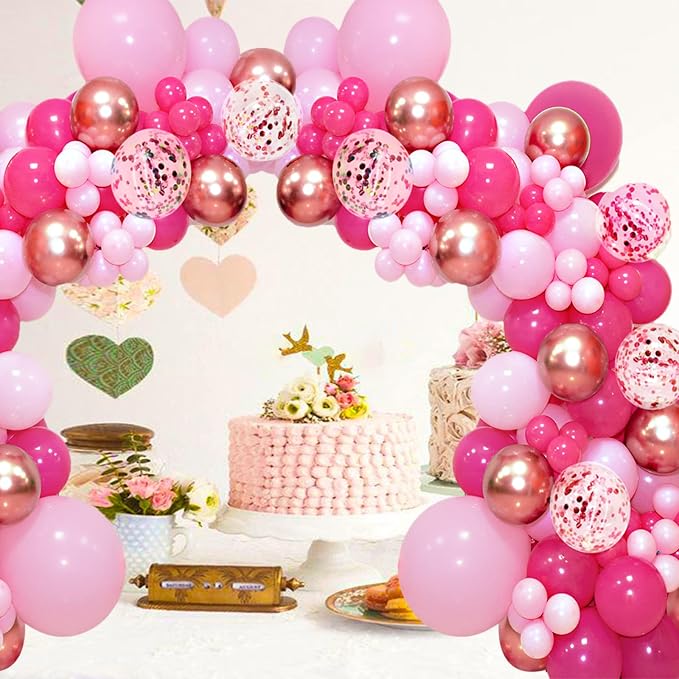 Pastel Pink Balloons 12 Inch 100 Pack light Pink Latex Balloons Baby Pink Party - Image 9